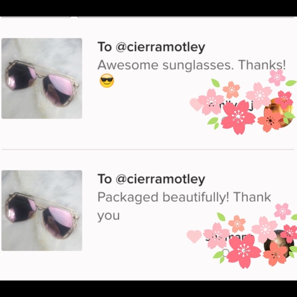 ❗️LAST ONE❗️Pink Hexagon Mirrored Sunglasses 😍👓 - Picture 3 of 3