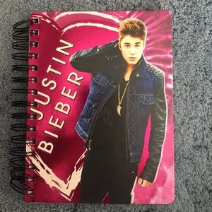Justin Bieber blank notebook