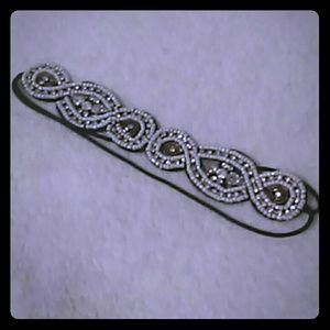 Deco-style beaded headband