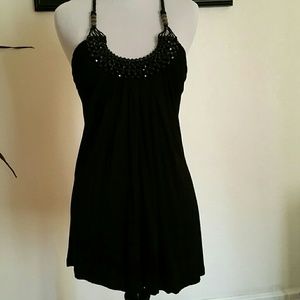 Beaded halter top