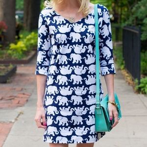 *SOLD* Lilly Pulitzer navy tusk in sun dress