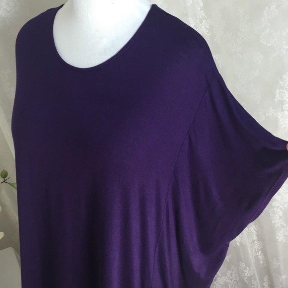 Sexy purple fringe tunic. FINAL CLEARANCE - Picture 3 of 4
