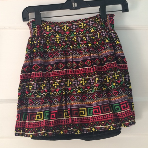 Patterned Forever 21 Skirt