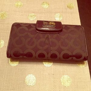 Brown Coach Wallet