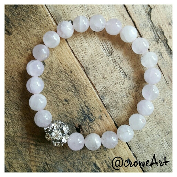 Pink Chalcedony Gemstone Bracelet - Picture 2 of 3