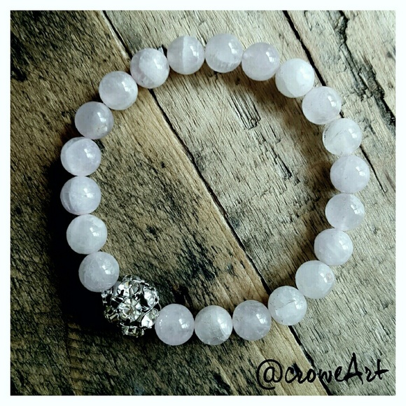 Pink Chalcedony Gemstone Bracelet - Picture 3 of 3