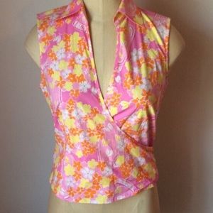Lilly Pulitzer wrap top