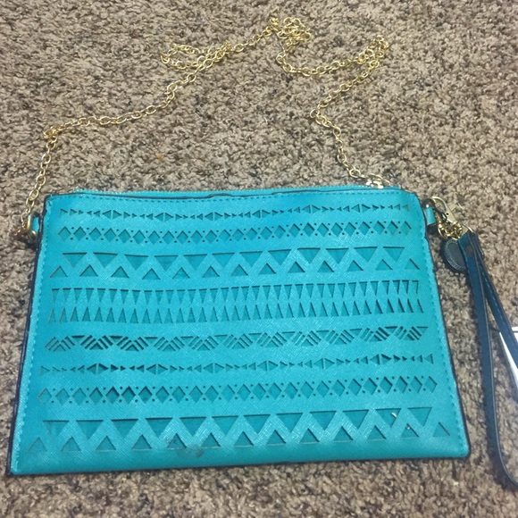 Teal crossbody