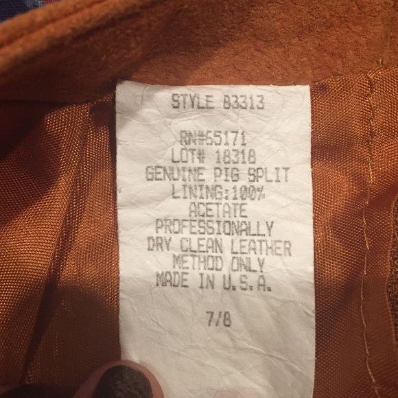 Genuine leather fringe skirt - Picture 2 of 3