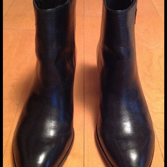 Black ankle boots