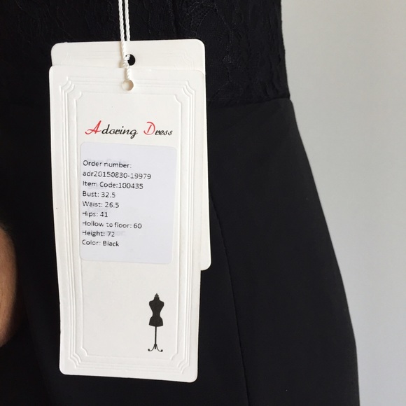 NEW Adoring Dress Black Vintage Inspired Formal - Picture 4 of 4