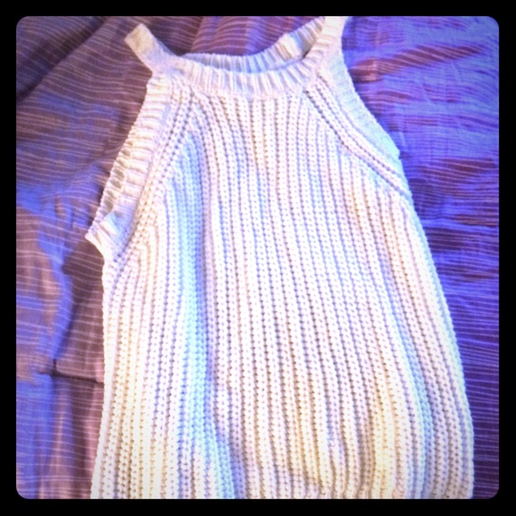 Charlotte Russe white knit top