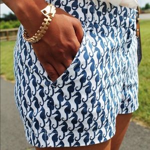 Jcrew navy seahorse chino shorts
