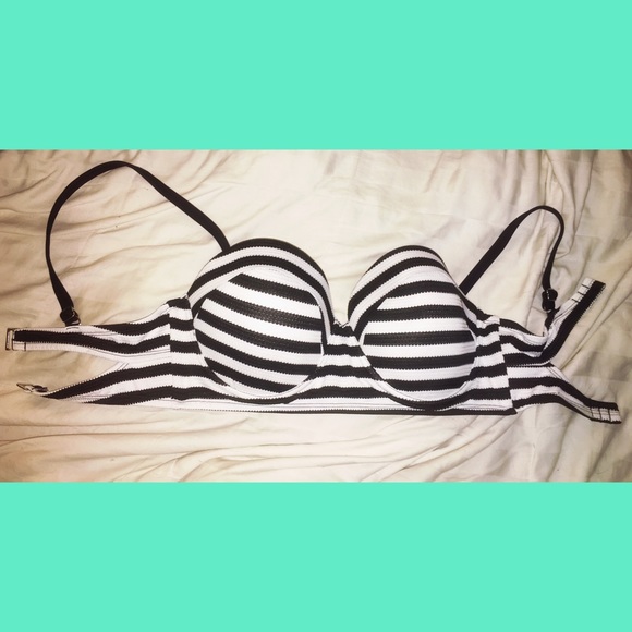 Padded bathing suit top.