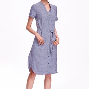 Gingham Shirt Dress