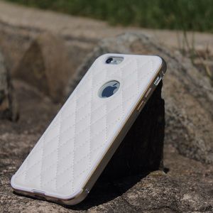 White Quilted iPhone 6 Cases