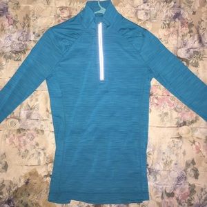 Blue workout jacket