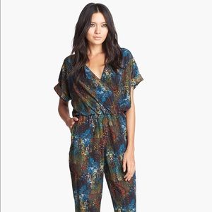 Price ⬇️ Nordstrom- RBL Print Surplice Jumpsuit
