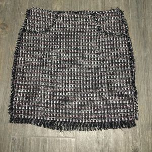 pink, black and silver skirt by Bebe