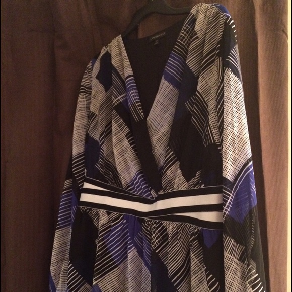 Black and Blue Lane Bryant blouse