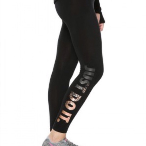 Nike Metallic Leggings Size Large