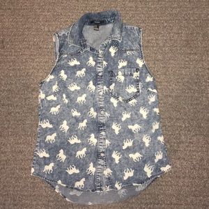 Forever 21 Quirky Chambray  Shirt!