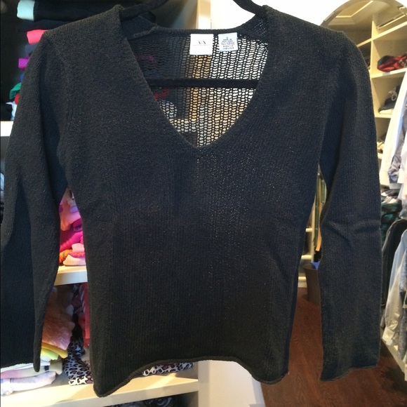 A/X Armani Exchange Sweaters - Armani exchange crop sweater with netted back