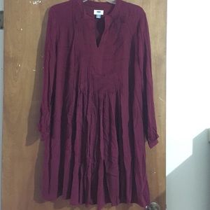 NWT size L shirt burgundy dress