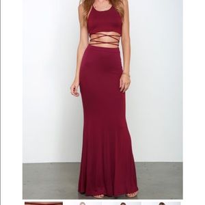 Top and Skirt match Size Small