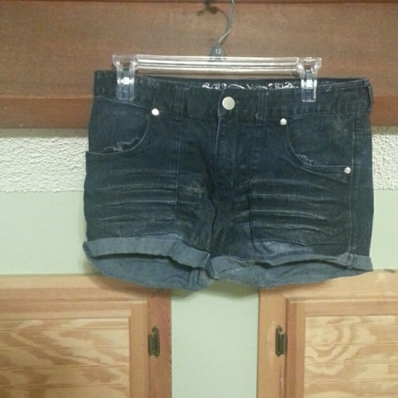 Express denim shorts