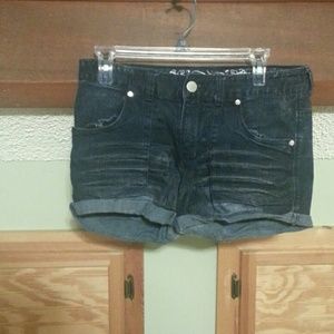 Express denim shorts