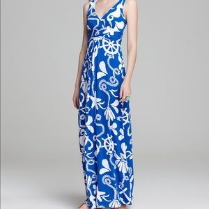 Lilly Pulitzer sloane maxi dress in dock hopper