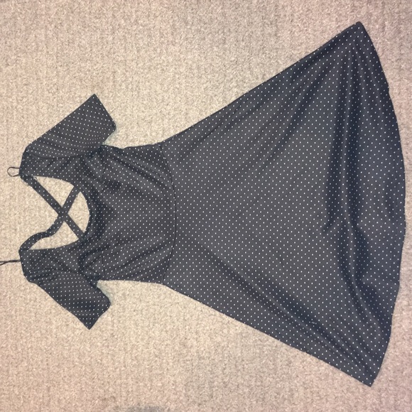 H&M polka dot skater dress