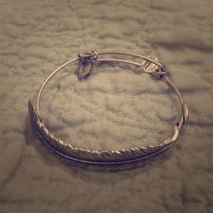 Alex and Ani Quill Feather Wrap Bracelet