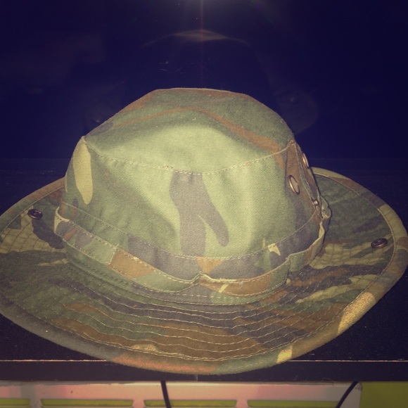 Camouflage bucket hat!