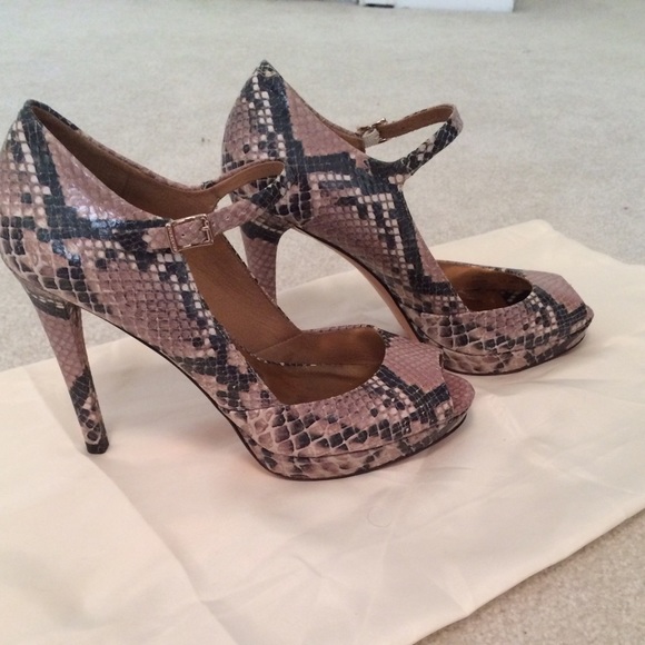 Coach Python Strap Platform Sandals - image 2