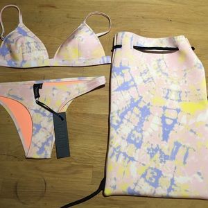 Triangl Gigi Bathing Suit with Bag, Size Small