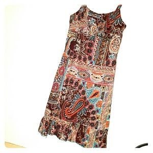 Aztec print sundress