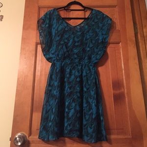 Brand new express dress -- sheer with a slip