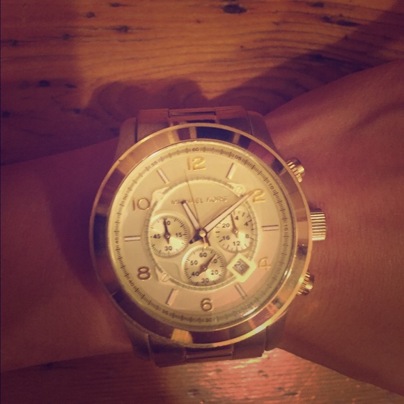 Michael Kors Gold Oversized Watch