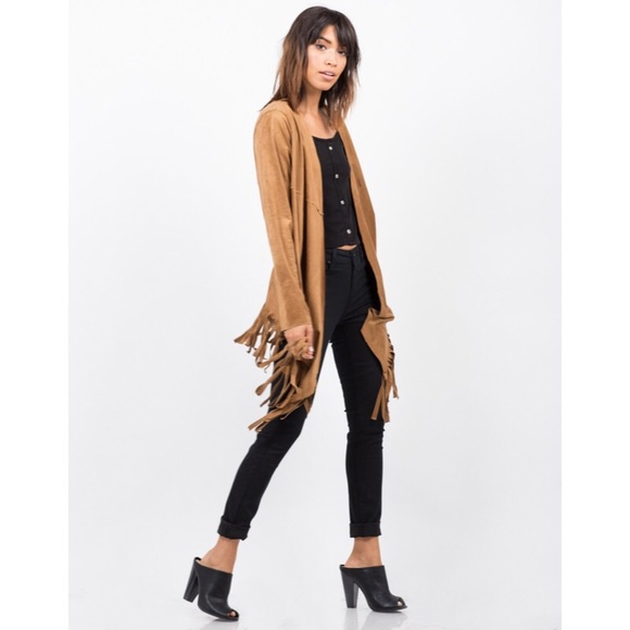 Suede fringe jacket - Picture 3 of 4
