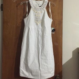 NWT size 8 INC white summer dress