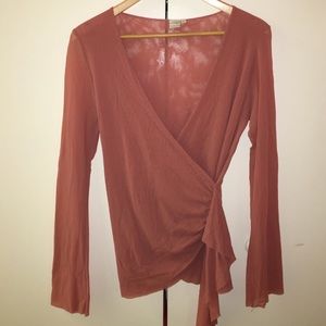 Blush Long Sleeved Blouse