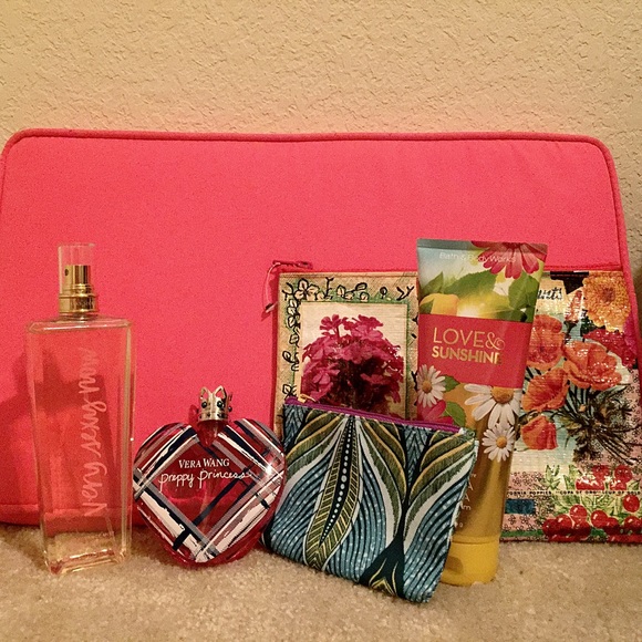 Perfume & lotion & makeup bags