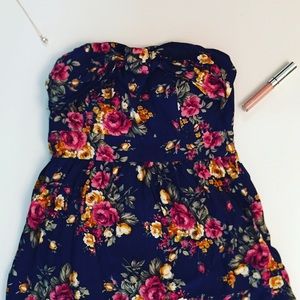 Dark Blue floral dress