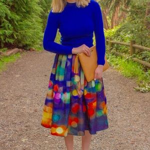 Chicwish Skirts - Chicwish Neon Light Midi Skirt Chicwish Skirts - Chicwish Neon Light Midi Skirt