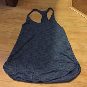 Blue running top