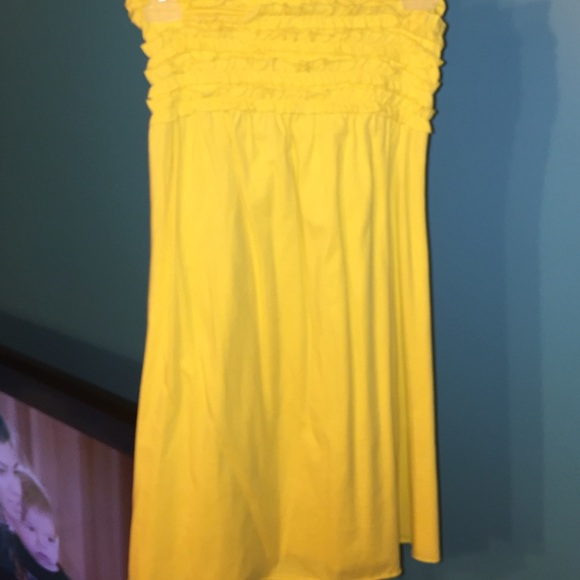 NWT Yellow swim cover up