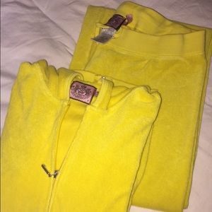 Perfect condition Yellow JUICY COUTURE Tracksuit