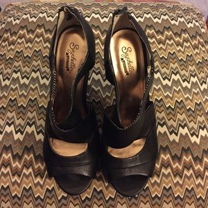 Black Seychelles Wedge